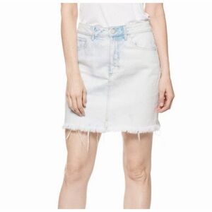 PAIGE Jamine High Rise Skirt Misty Cloud | 25